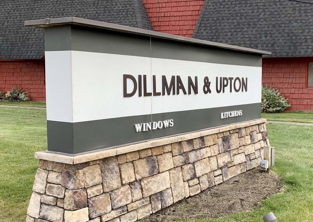 The board of Dilman and upton for windows and kitchen