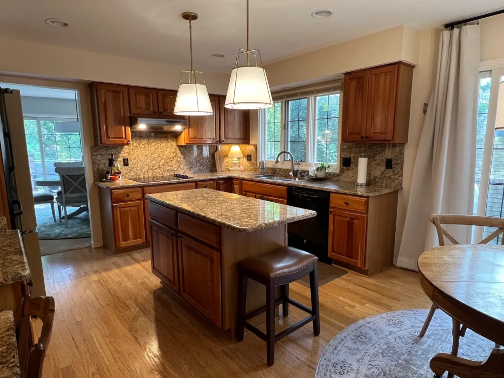 Old Outdated Kitchen Prior to MANS update.